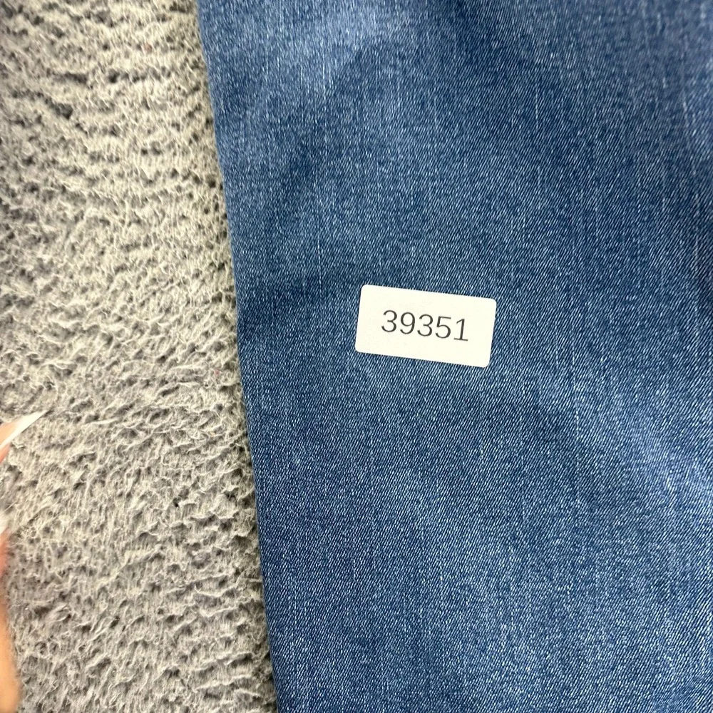 Old Navy Jeans Girls 16‎ Blue Denim Cotton Straight Leg Faded Stretch Workwear